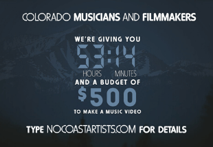 Apply to be a part of the 53:14 Music Video Experiment