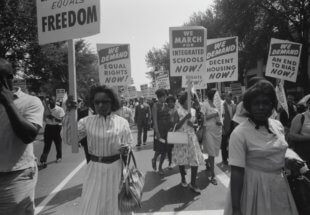 Civil rights march Washington, D.C. photographer Warren K. Leffler 1963 U.S. News & World Report Collection Library of Congress Prints Photographs Division