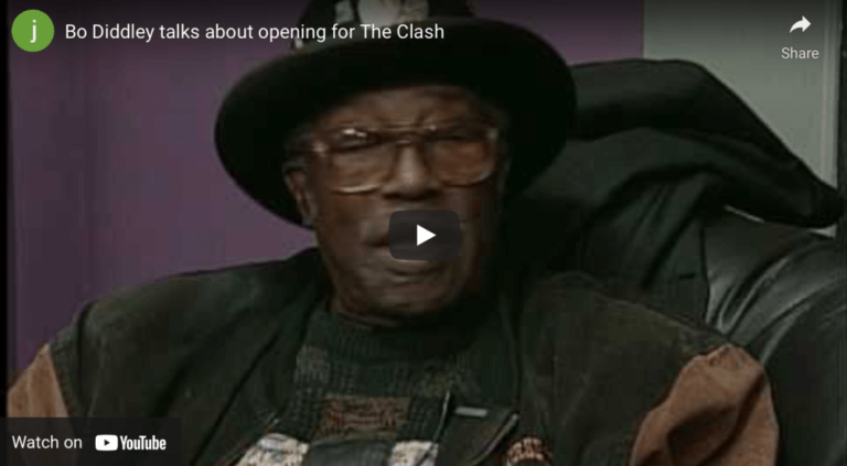 Bo Diddley remembers opening for the Clash: ‘That was ridiculous’