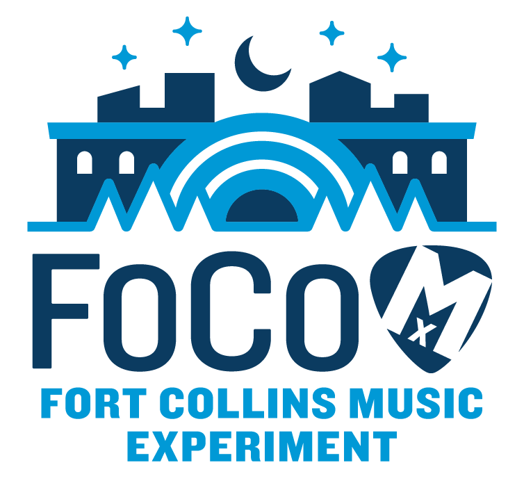 focomx logo fort collins music experiment 2022