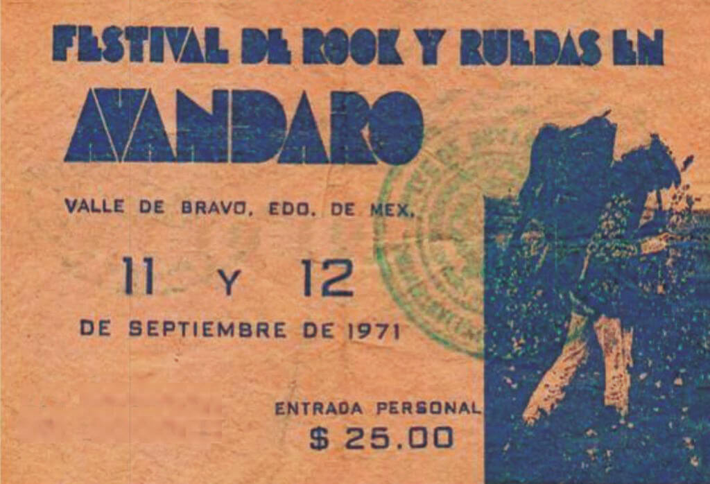 avandaro festival ticket 1971