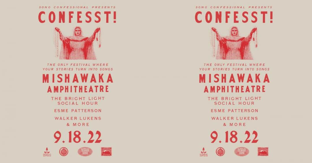 confesst poster mishawaka song confessional