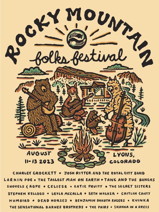 rocky mountain folks fest poster 2023